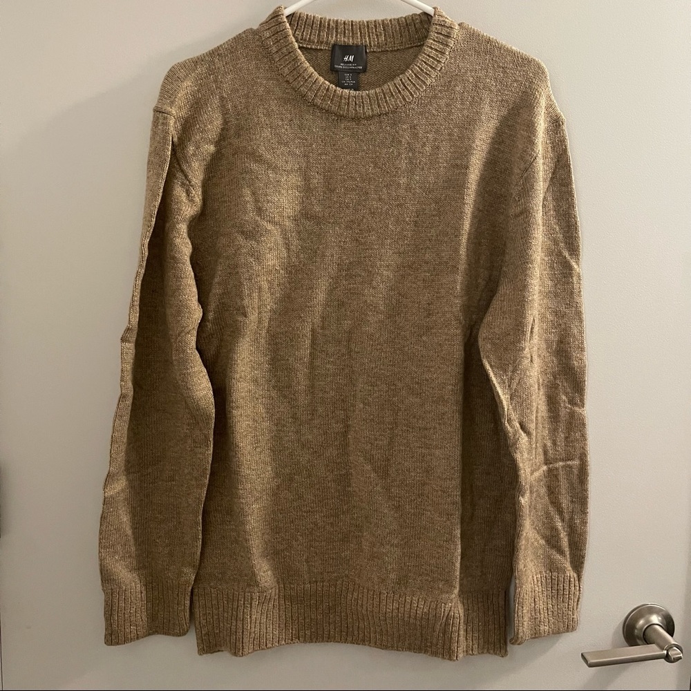 H&M Men's Crewneck Sweater - Brown